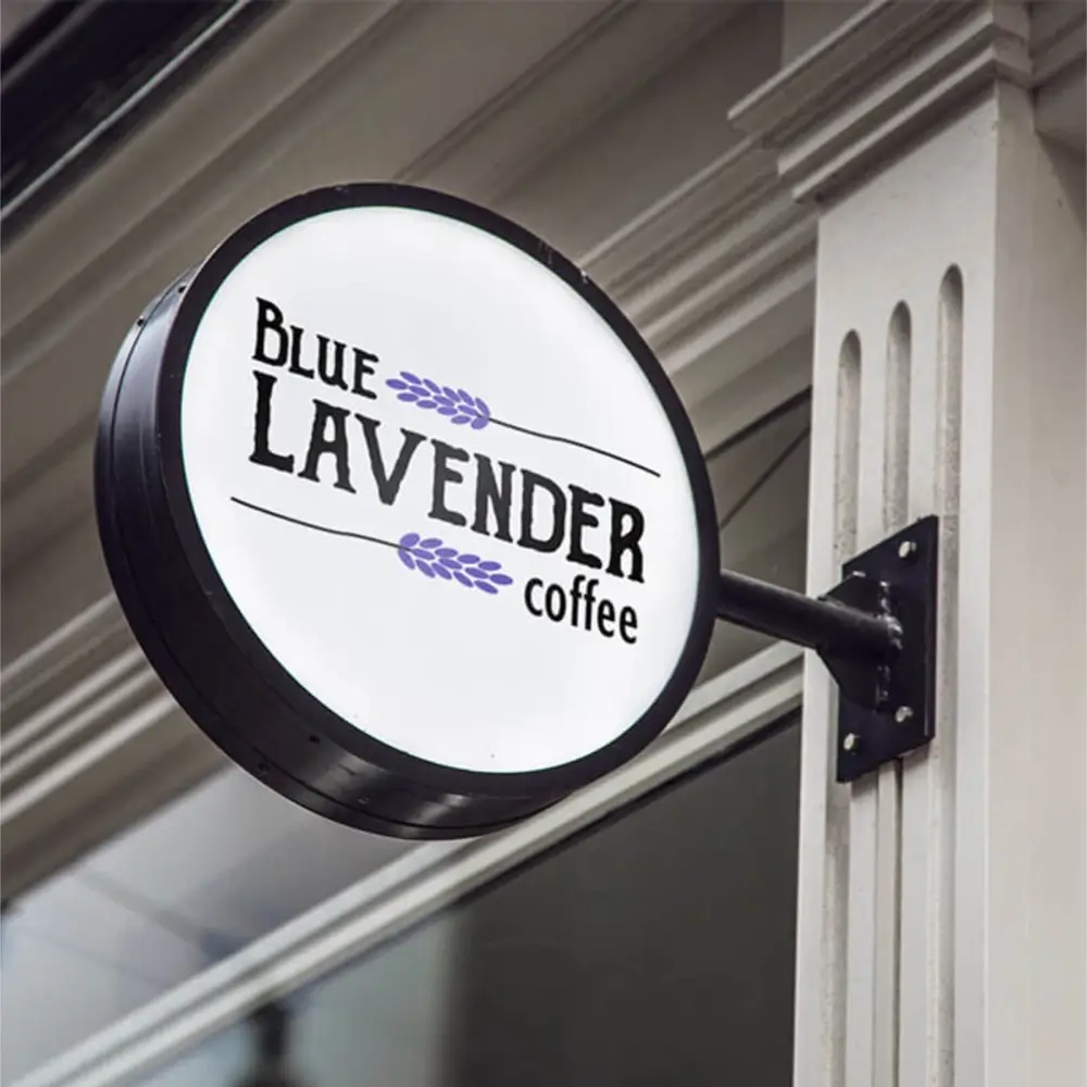 Blue Lavender Coffee logo